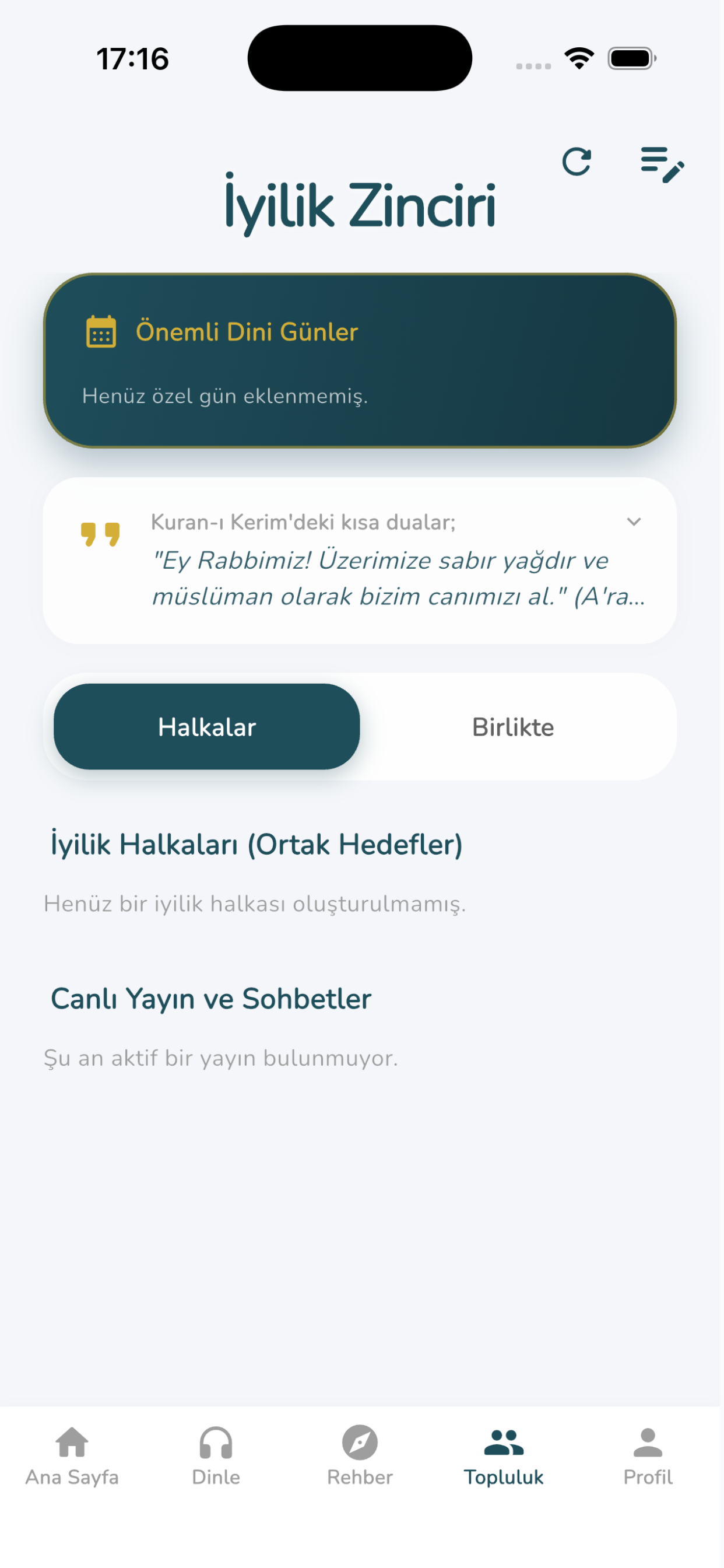 Topluluk Ekranı